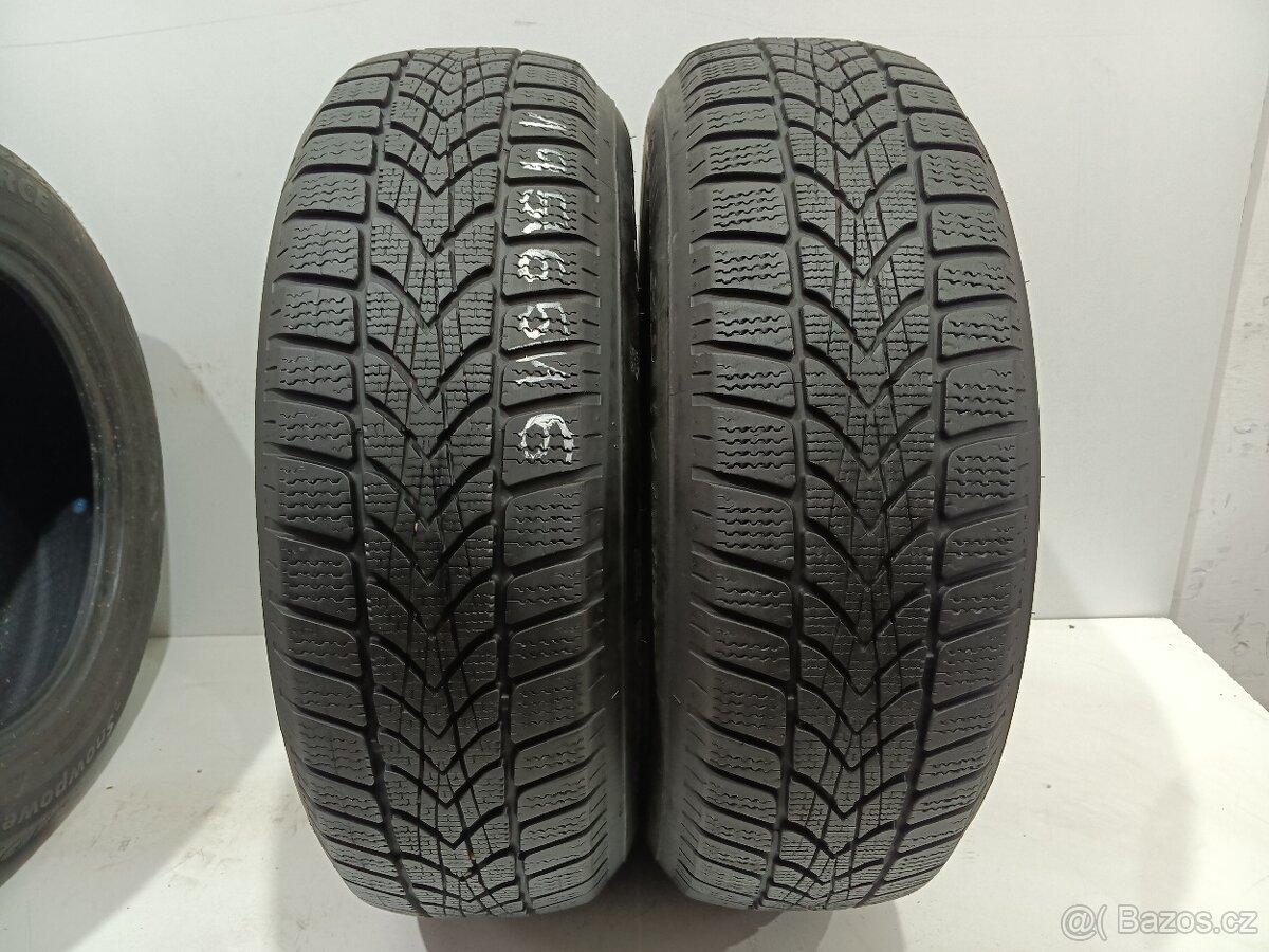 2ks zimní pneu 195/65/16 Dunlop