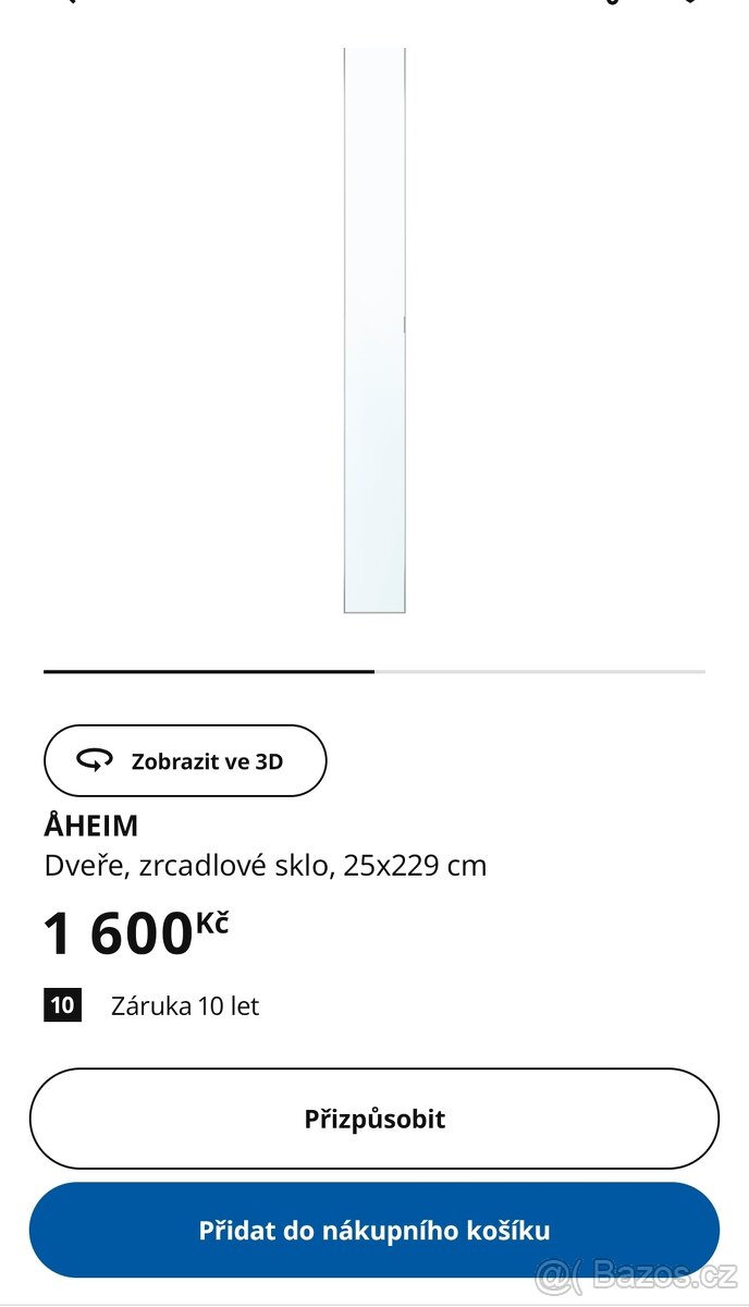 Ikea Vikedal 25x229 NOVÉ už nejdou koupit AHEIM 1600Kč