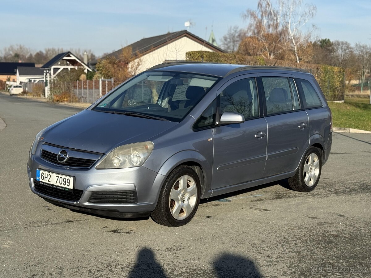 Opel Zafira B 1.9cdti 88kw 7míst +Najeto 198TKM+PůvodČR+