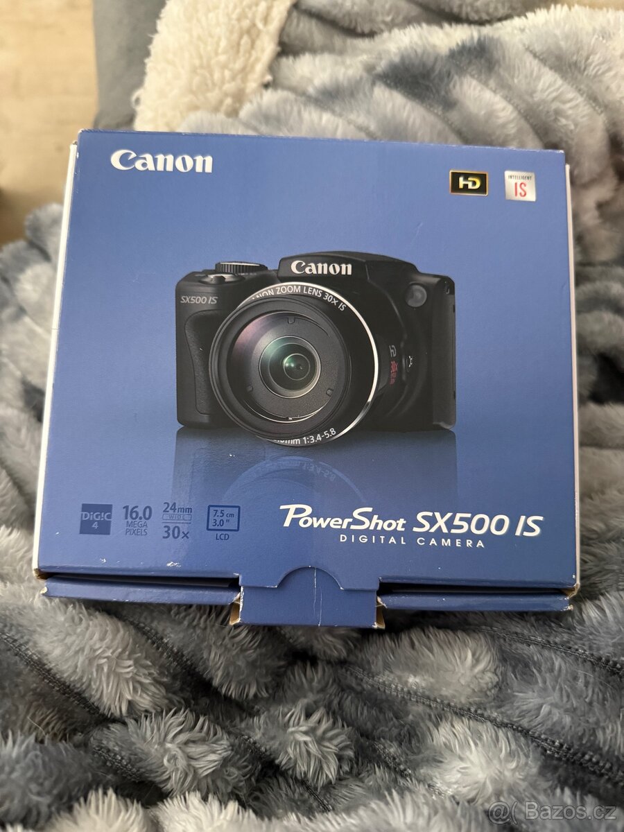 Digitální fotoaparát Canon PowerShot SX500 IS černý