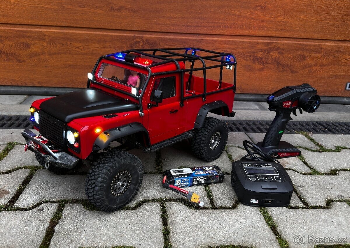Traxxas TRX-4 Defender ABS Pickup komplet set v tuningu