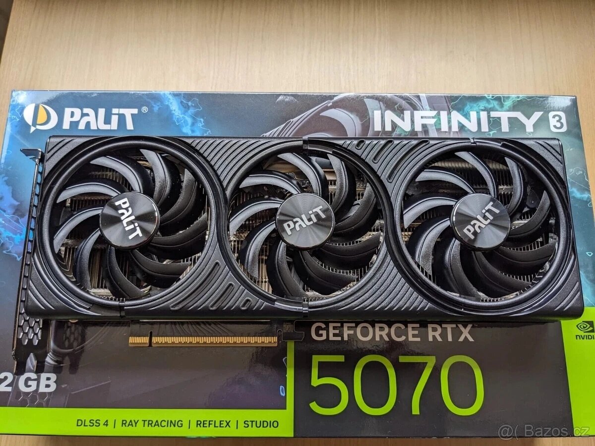 Nová grafická karta PALIT GeForce RTX 5070