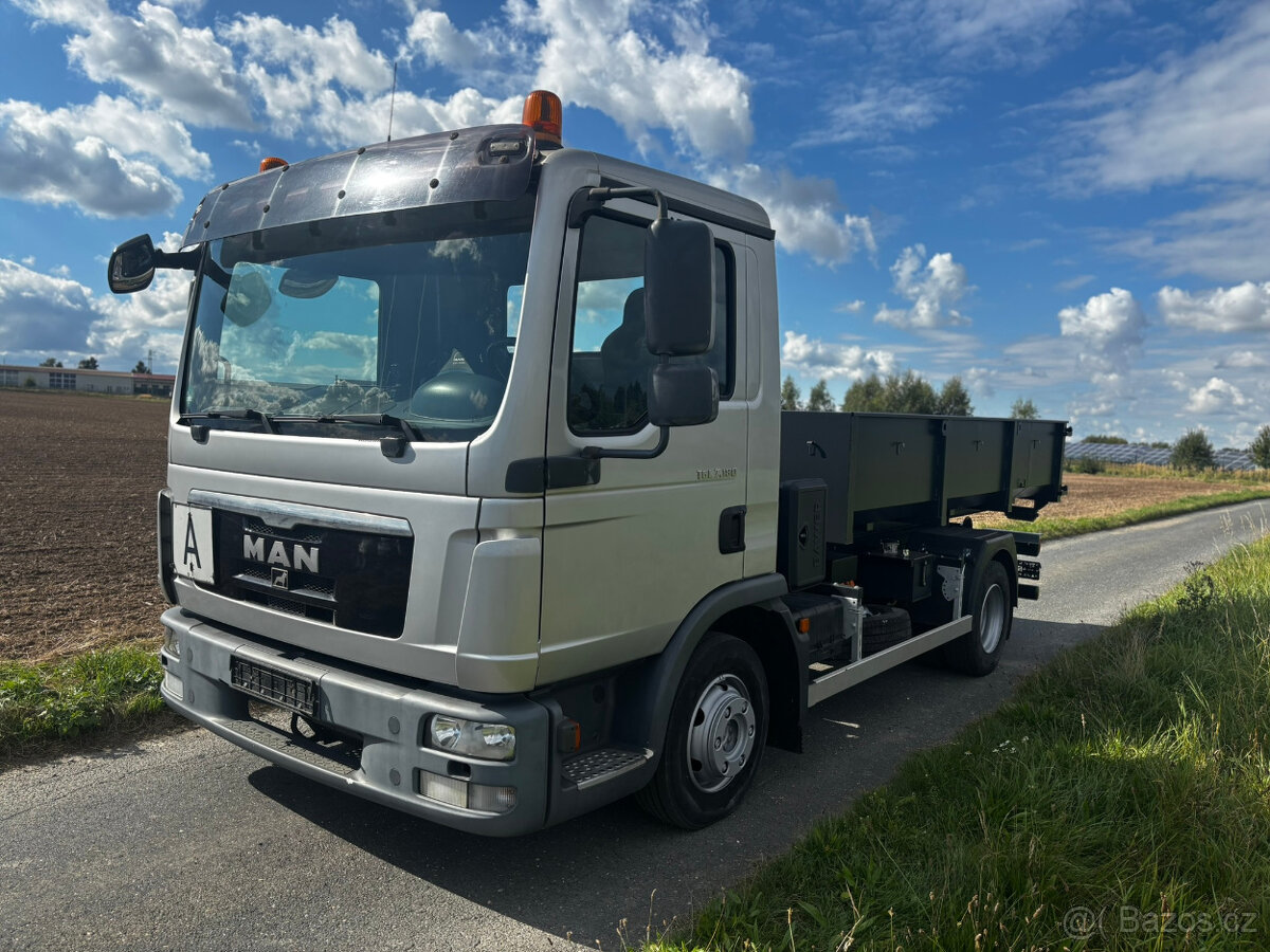 MAN TGL 7.180, Nosič kontejnerů 5 tun, Jako nové