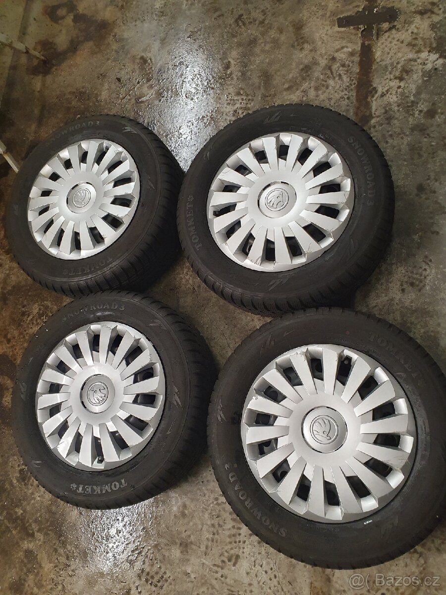 Zimní kompletní kola 5x112 r16 pneu 216/60 r16