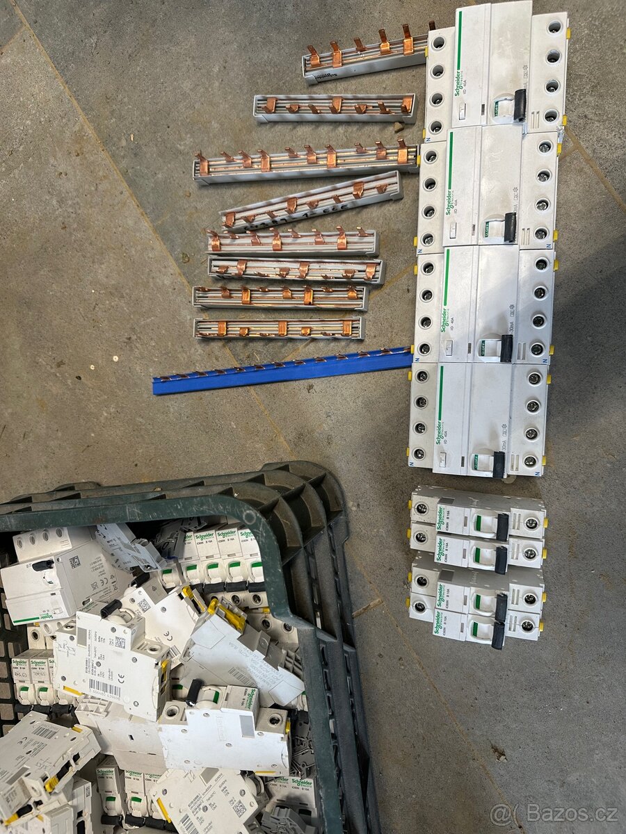 Proudové chrániče, jističe, kabely