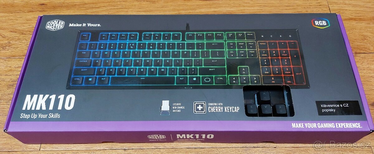 Nová nerozbalená klávesnice Cooler Master MK110 RGB