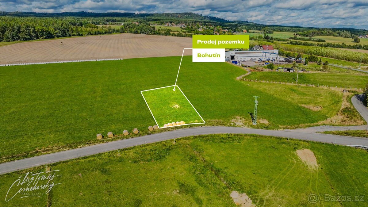 Prodej krásného pozemku o výměře 912m2 - Vysoká Pec u Bohutí