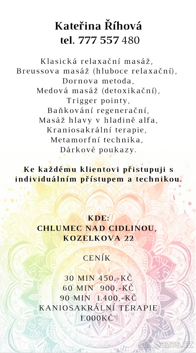 Masáže