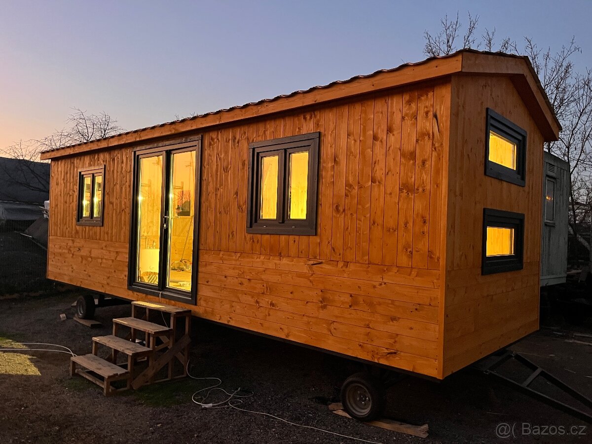 Prodám maringotku / tiny house / d. 8m, š. 2,8m, v. 3,5m