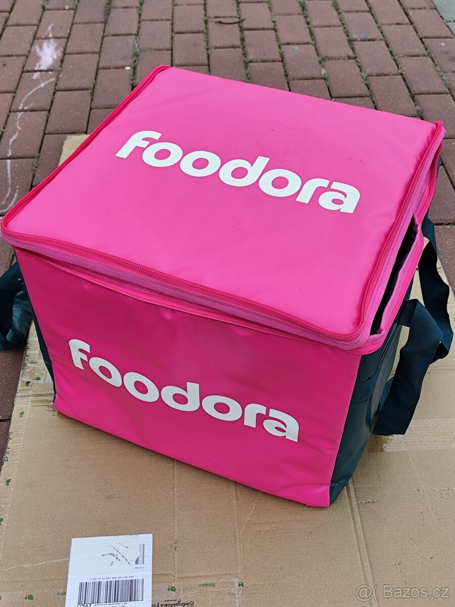 Thermo taška na kolo/skútr - originál Kurýrská foodora zacho