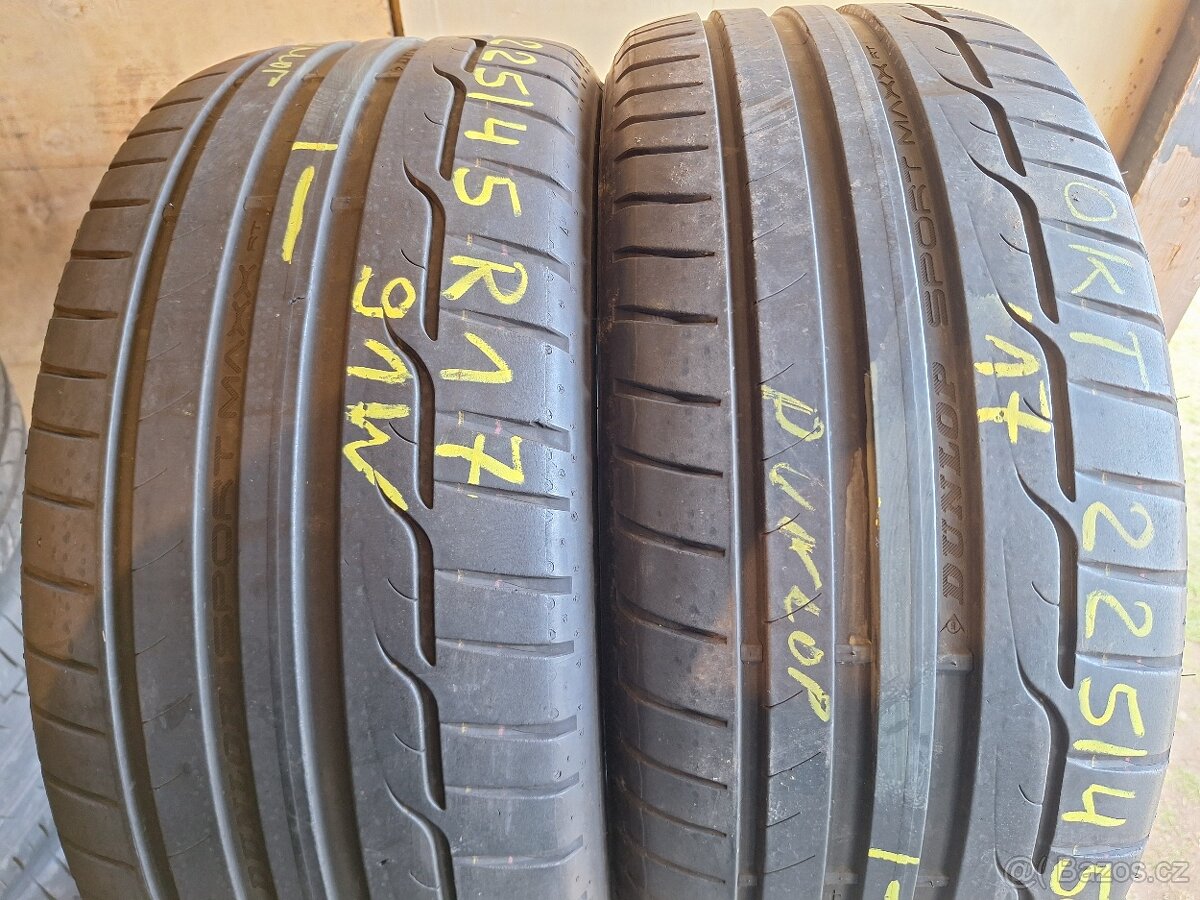 Prodám letní pneu 225/45/17 Dunlop
