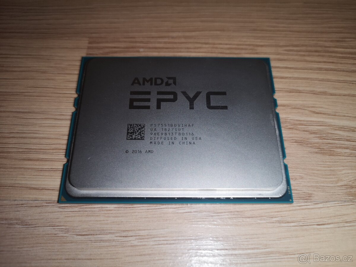 32 jádrový procesor AMD Epyc 7551