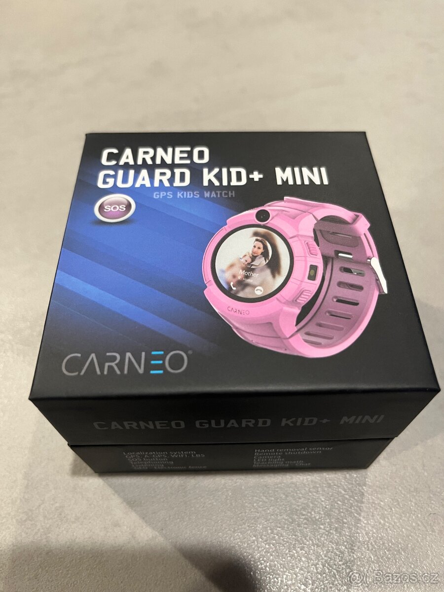 Carneo Guard Kid+ růžové s daty