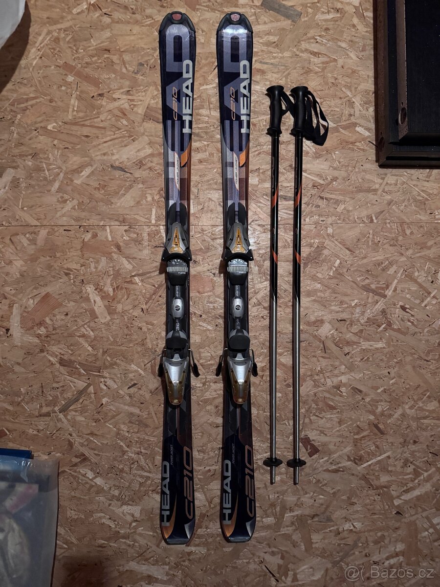 Lyže Head délky 147cm + hůlky Head, Hranice