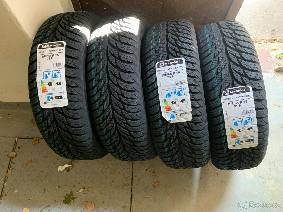 CELOROČNÍ PNEU MATADOR 195/65/R15 - NOVÉ