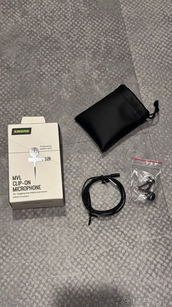 Klopový mikrofon Shure MVL 3,5mm jack
