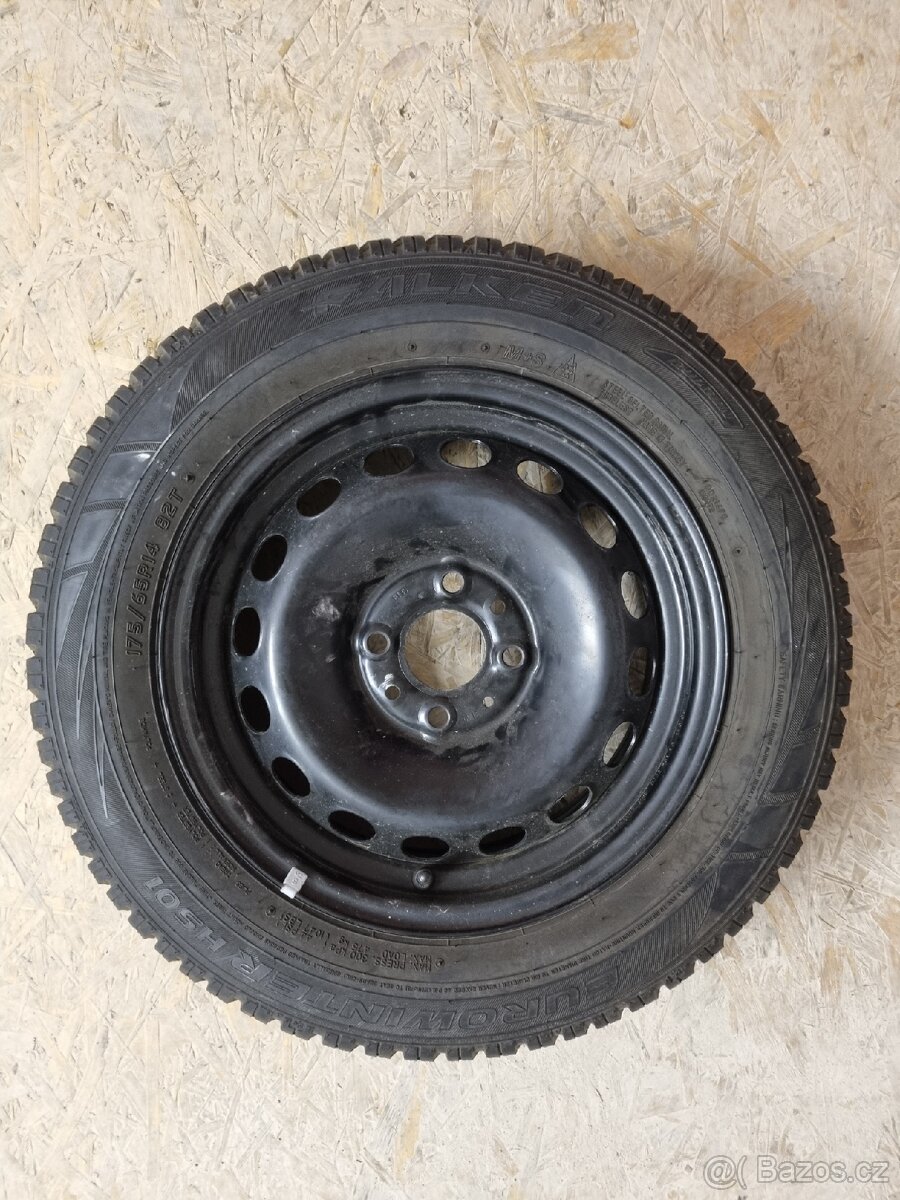 Originální ocelová kola Fiat vč. pneu Falken 175/65/14