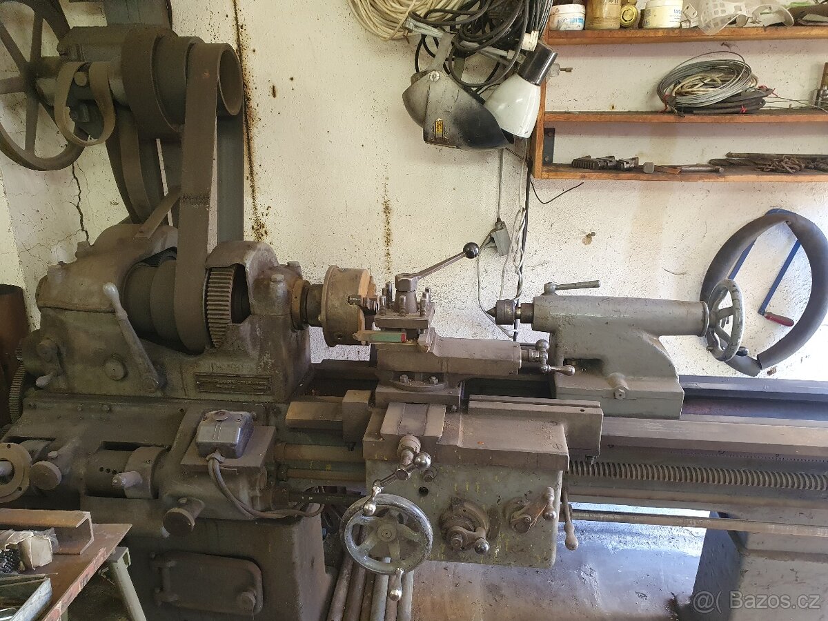 Historický soustruh Zimmerman Chemnitz