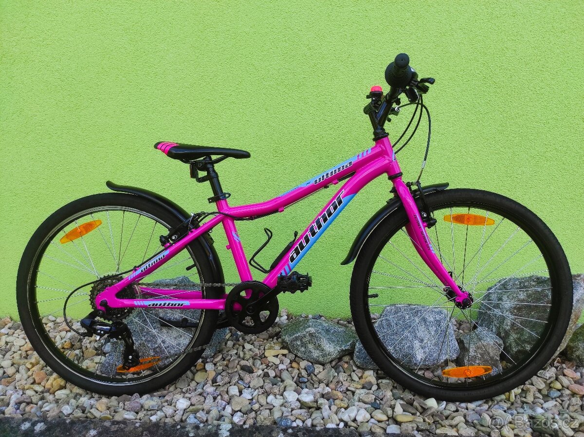 Značkové dětské kolo Author Ultima 24" (růžová)