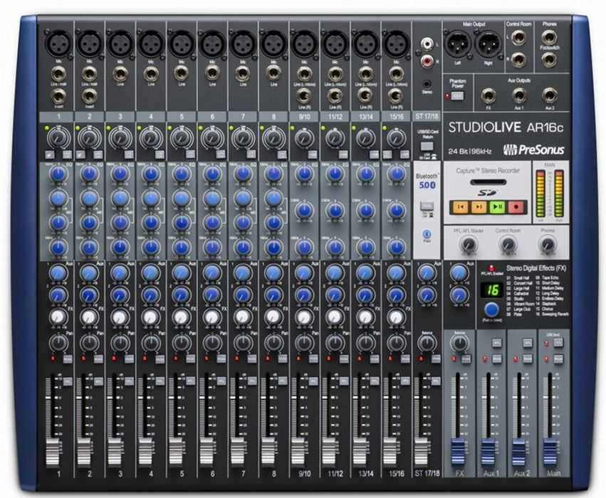PreSonus StudioLive AR16 USB mixážní pult + hardcase (jako n