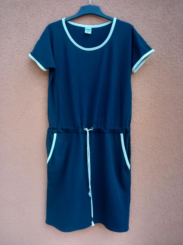 Letní šaty Blue Mediterranean vel. L   38/40