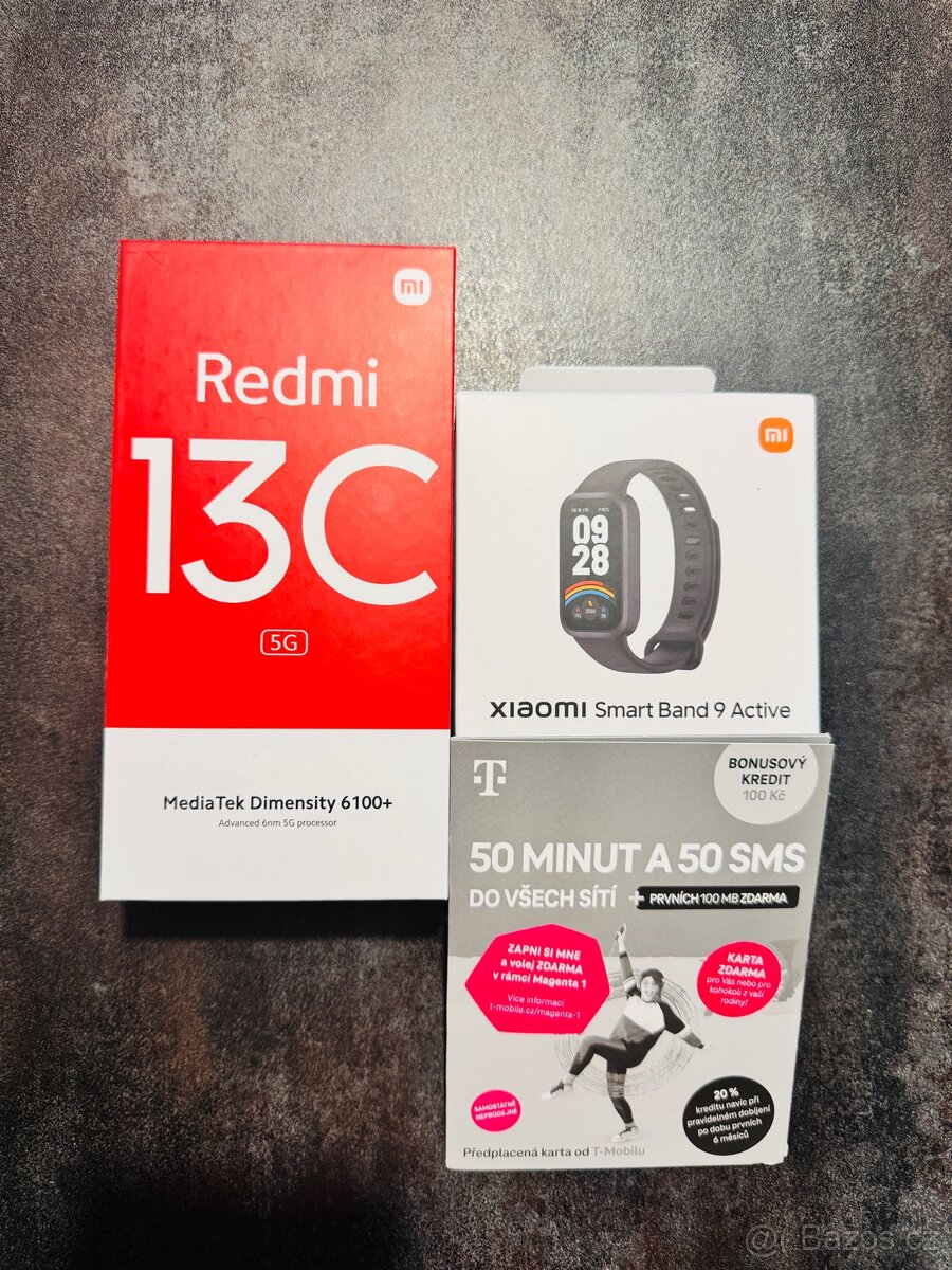 Xiaomi Redmi 13C 5G 128GB Starry Black - NOVÝ - NEROZBALENÝ