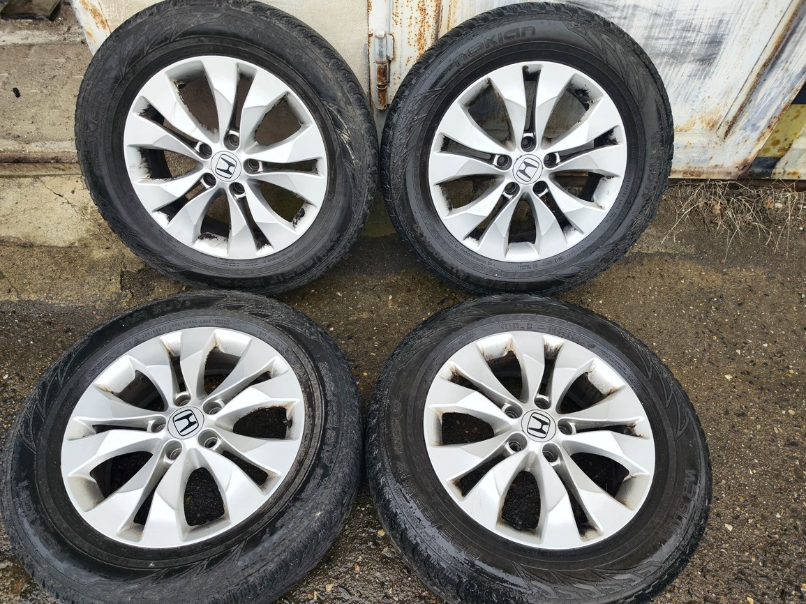 17"zimní alu sada 5x114 origo Honda CRV mk4 mk3 225/65
