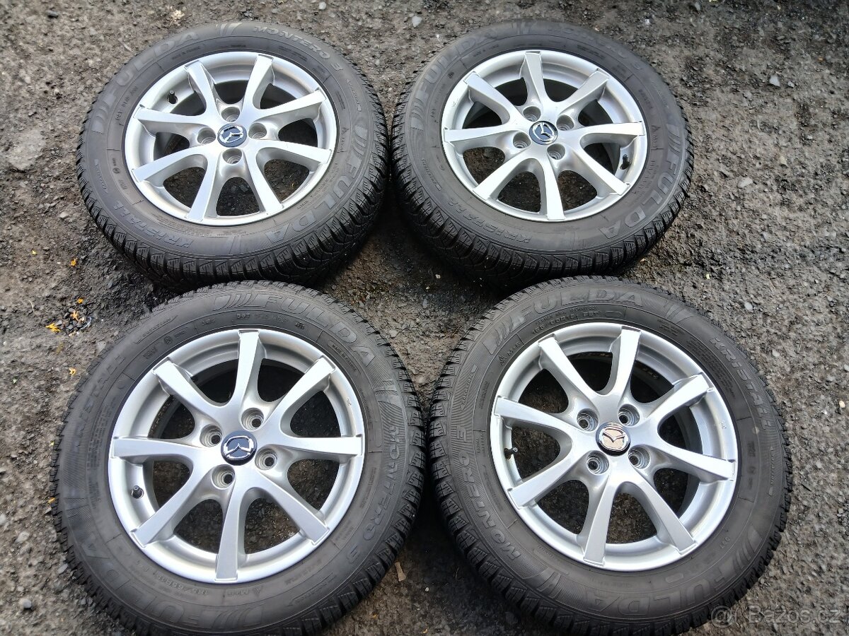 Sada Orig ALU kol Mazda 185/65R15 zimní