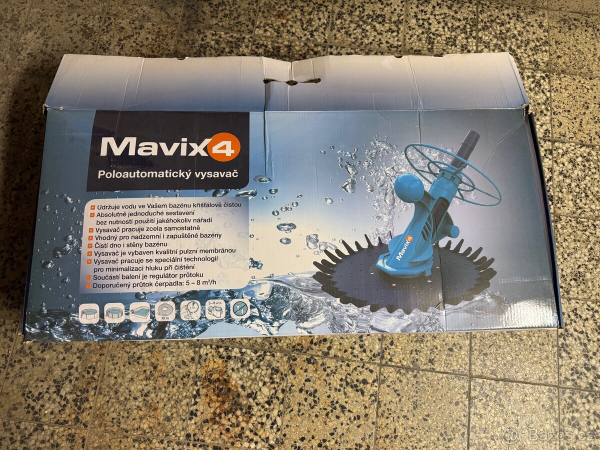 Mavix 4 vysavač do bazénu poloautomatický