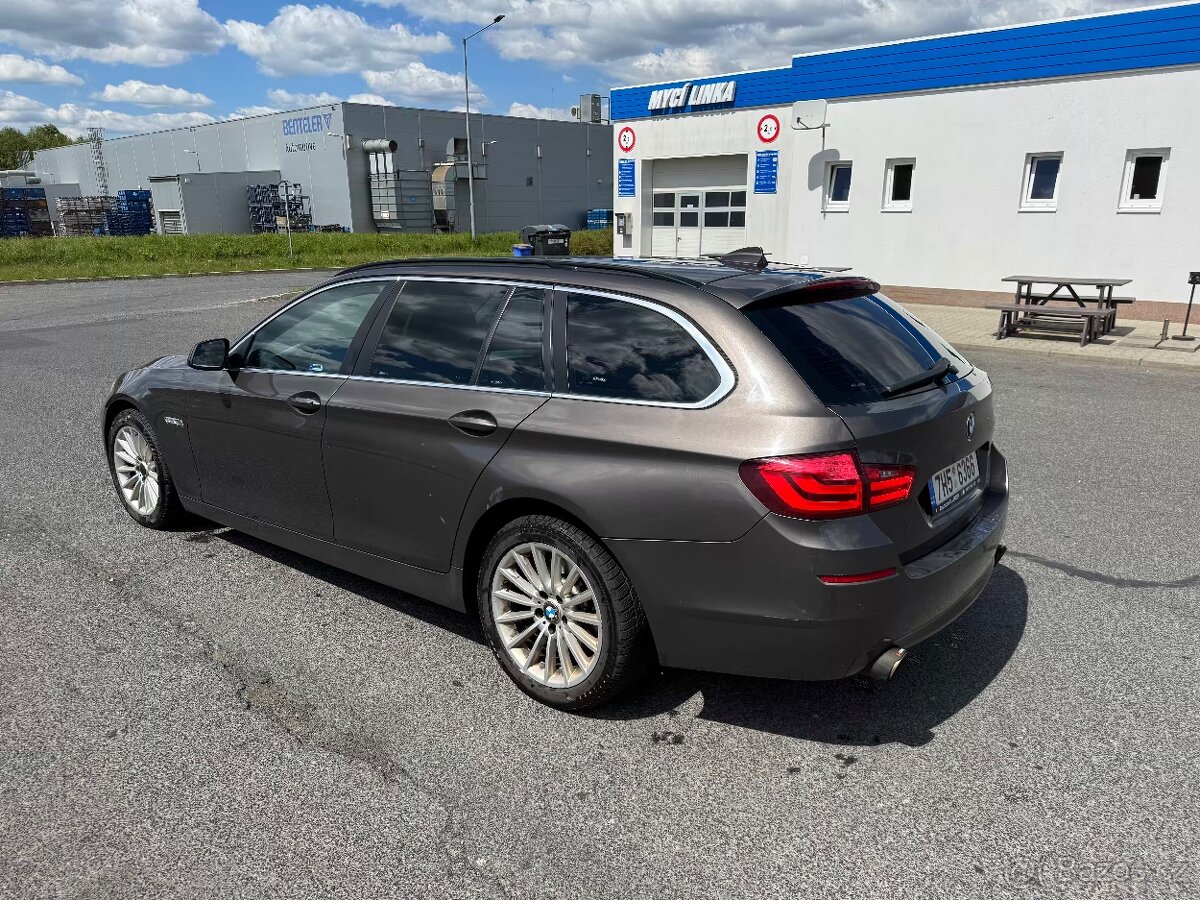 BMW 535d F11 – 220 kW, M paket, full výbava, kůže cognac