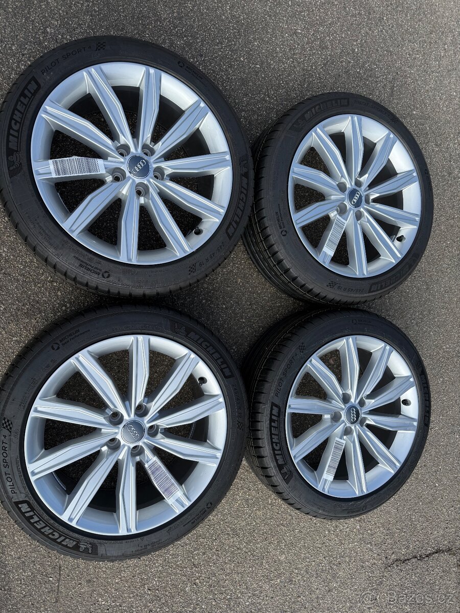 Alusadu Audi A6 5x112 r19 letní pneu 245/45 r19