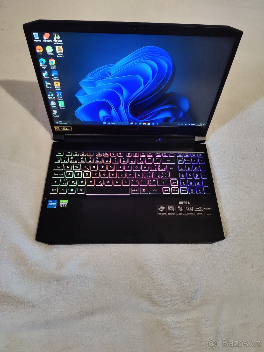 Herní notebook Acer nitro 5