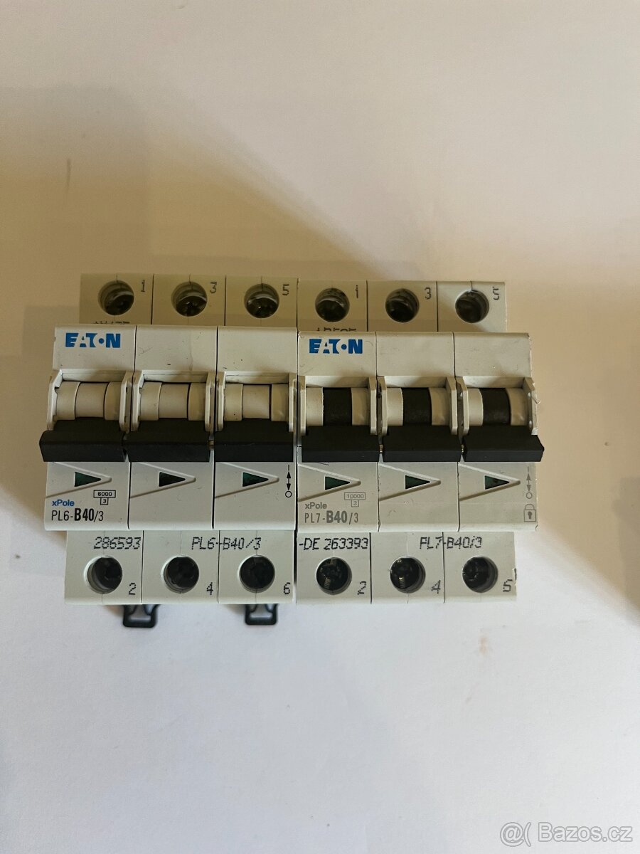 Jistič PL7 B40/3 PL6 B40/3 EATON
