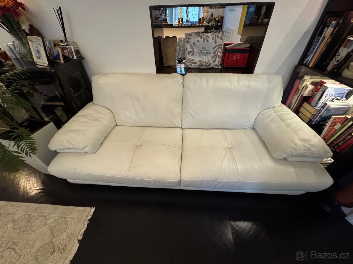 Kožená sedačka Natuzzi s bobíkem