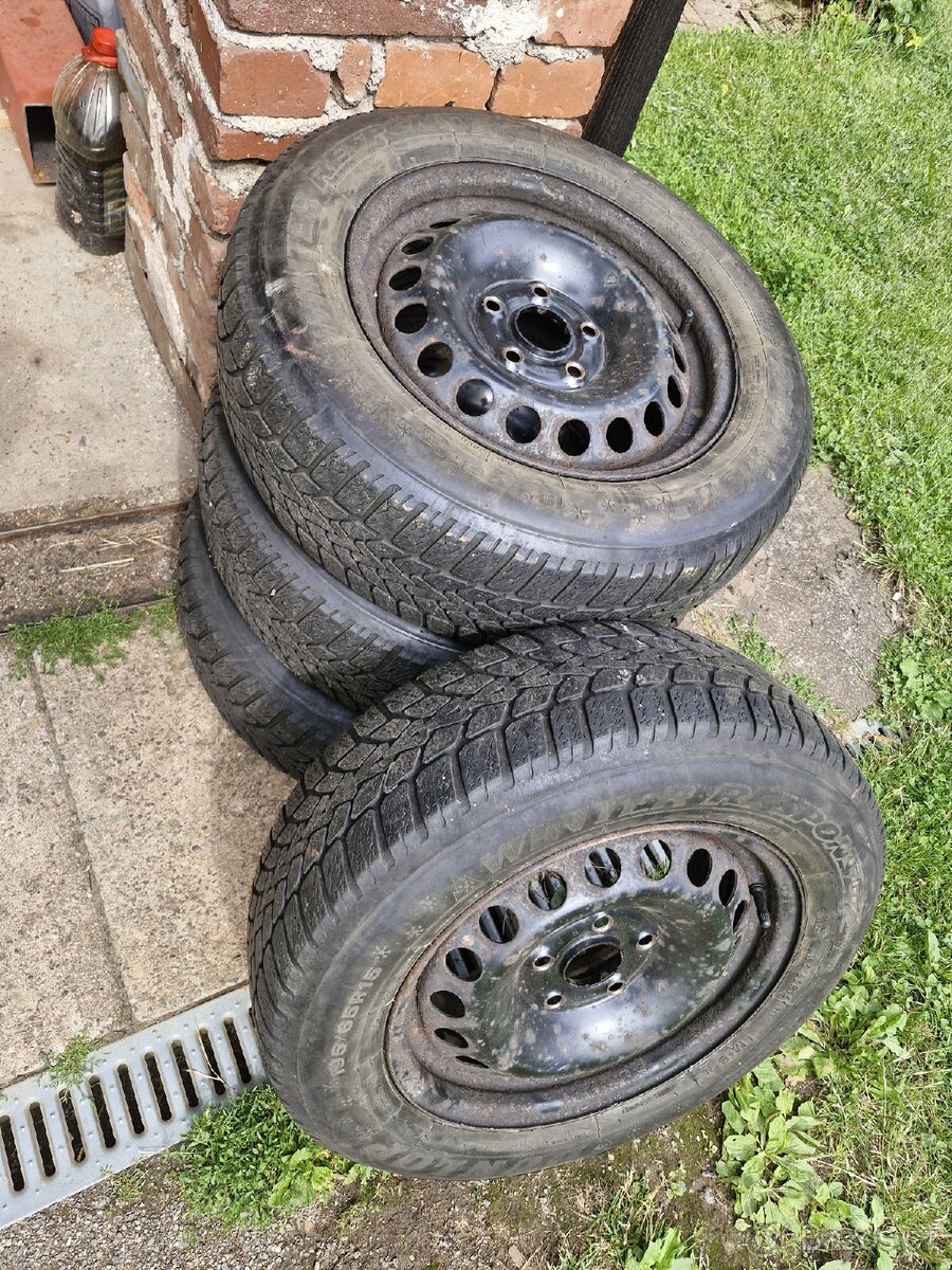 195/65 r15 octavia 2 zimní kola
