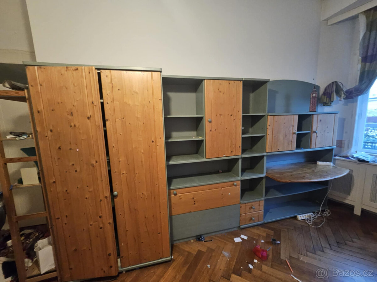 Skříně, knihovna, obývací stěna, dětský pokoj