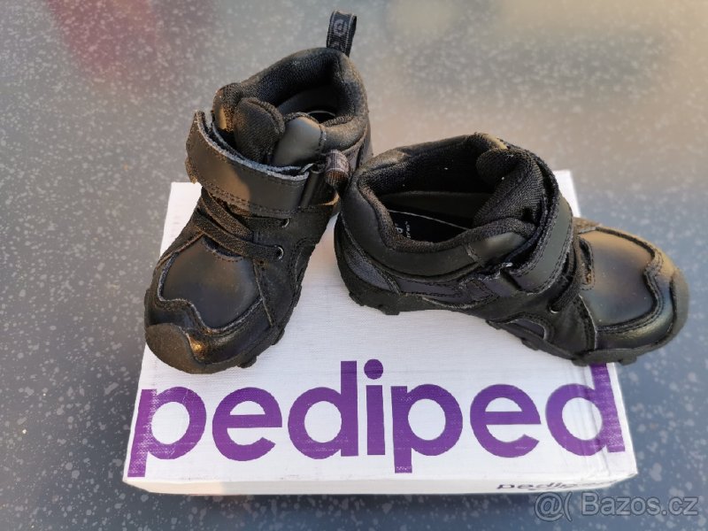 Dětské kožené boty PEDIPED, vel. 24, min.nošené
