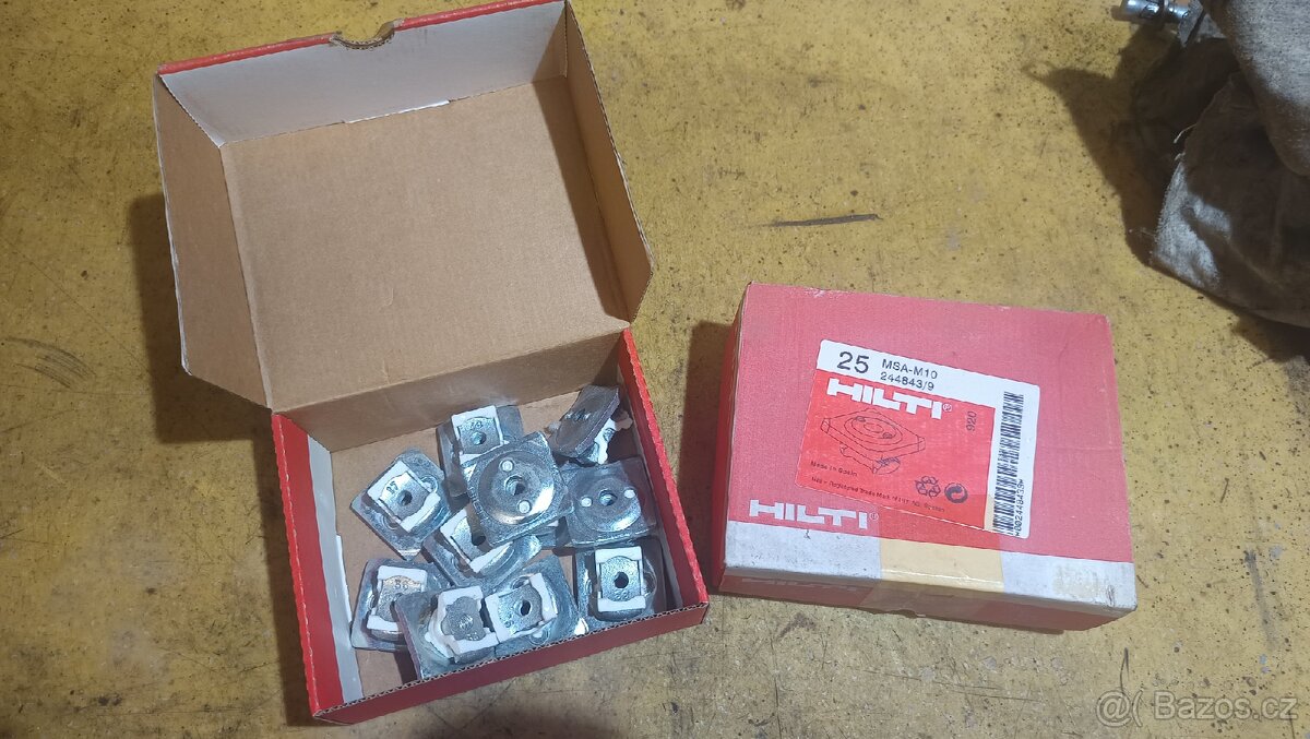Objímkový fixační čep Hilti MSA M8 M10