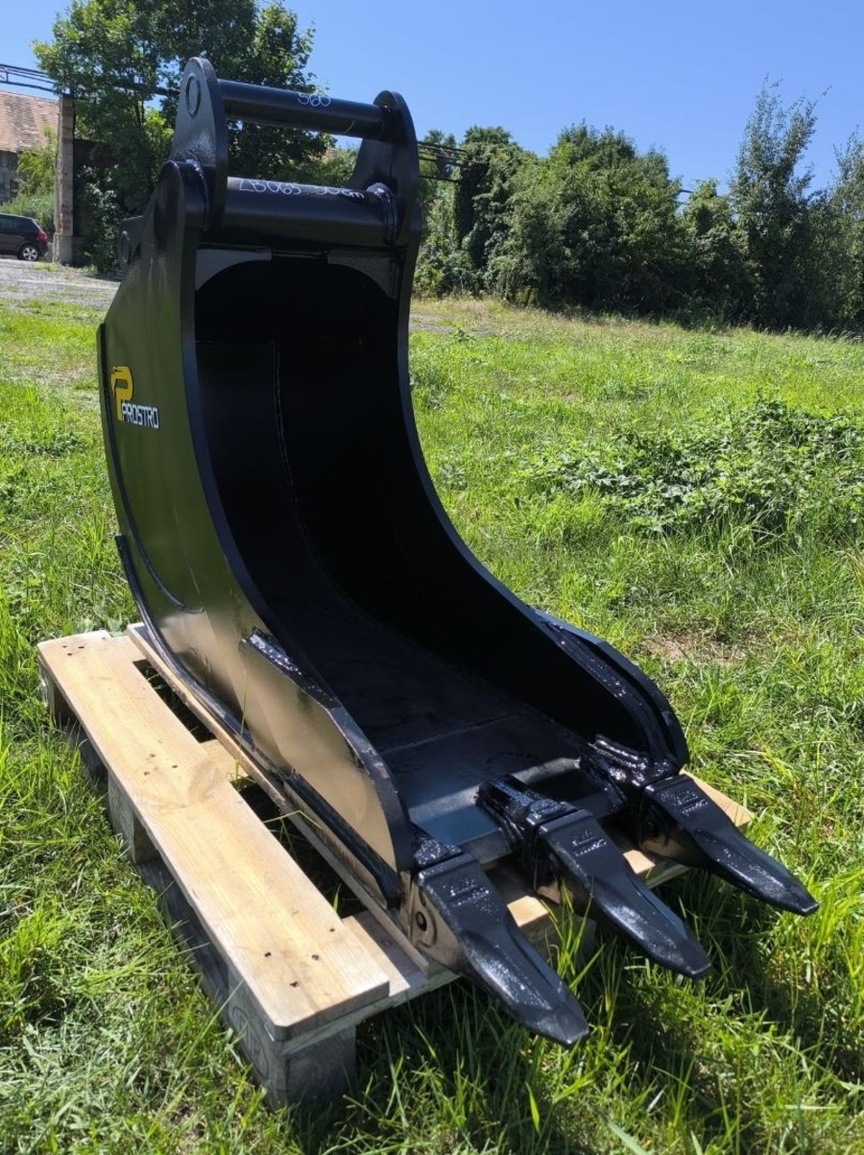 Podkopová lžíce se zuby, 50cm s upínáním S60