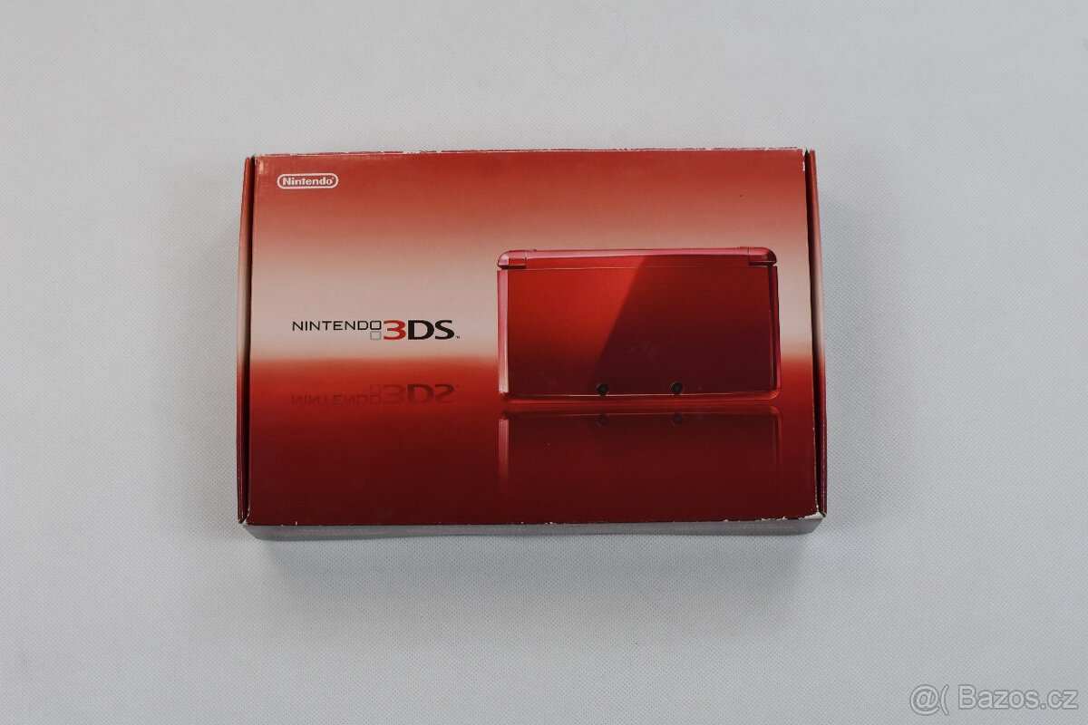 Nintendo 3DS Mettalic Red (Kompletní) TOP STAV