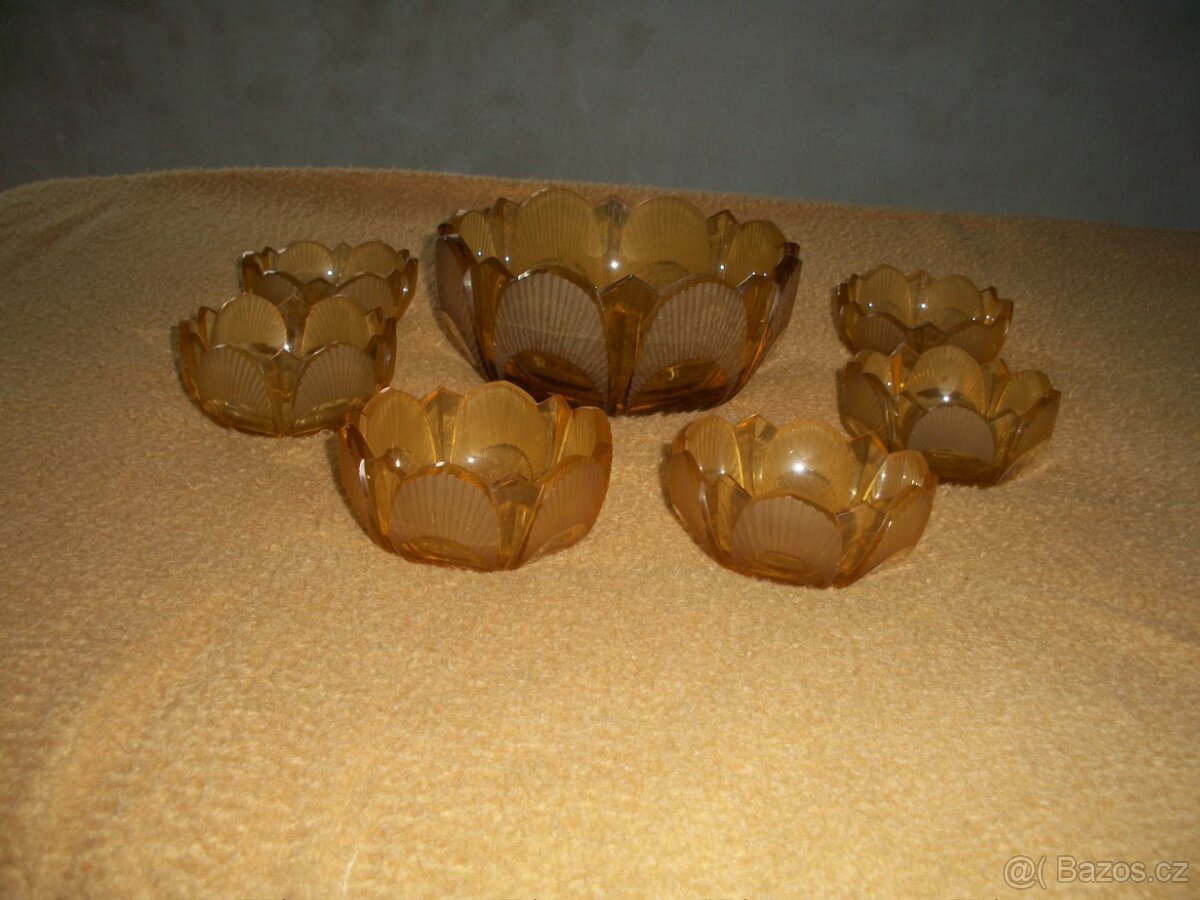 Kompotová mísa a misky