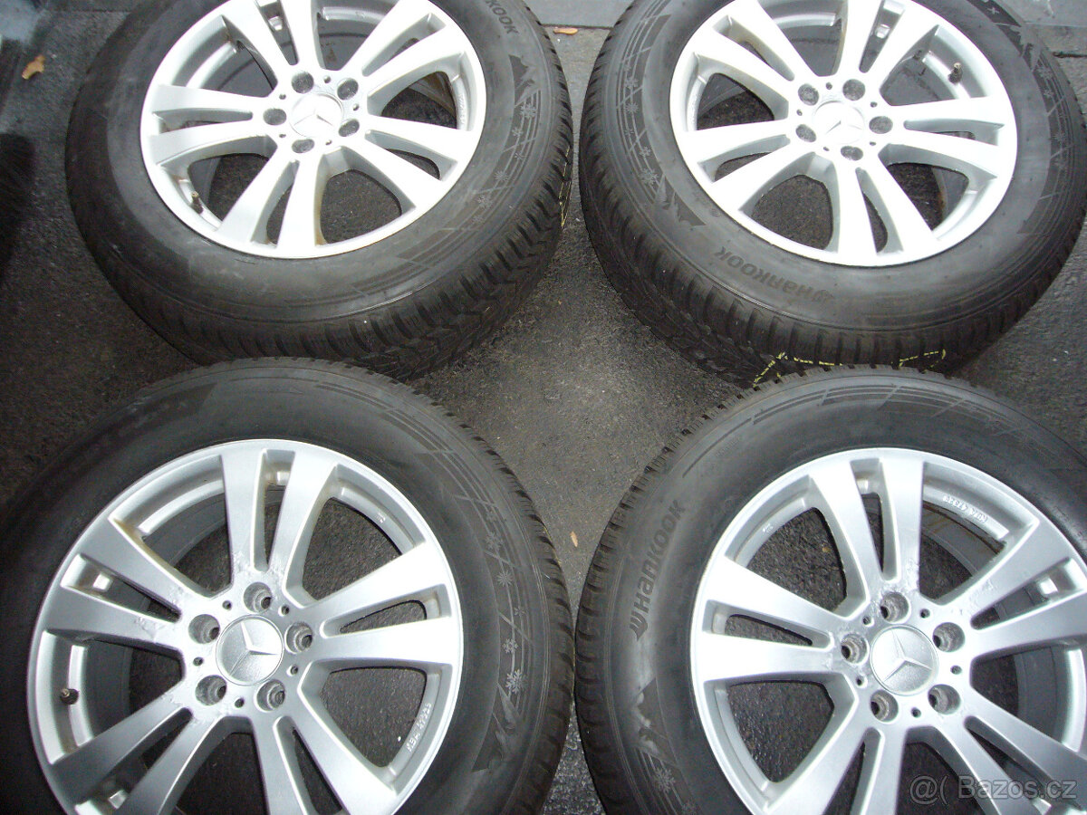 ZIMNÍ ALU KOLA orig.MERCEDES GLK 17" 5x112 7,5" et-47,