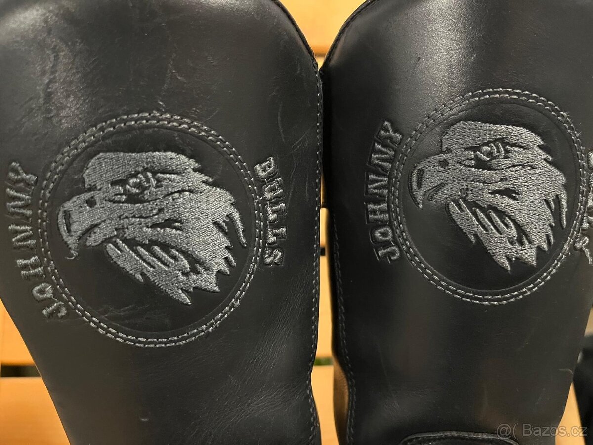 Moto boty kozene vel.40