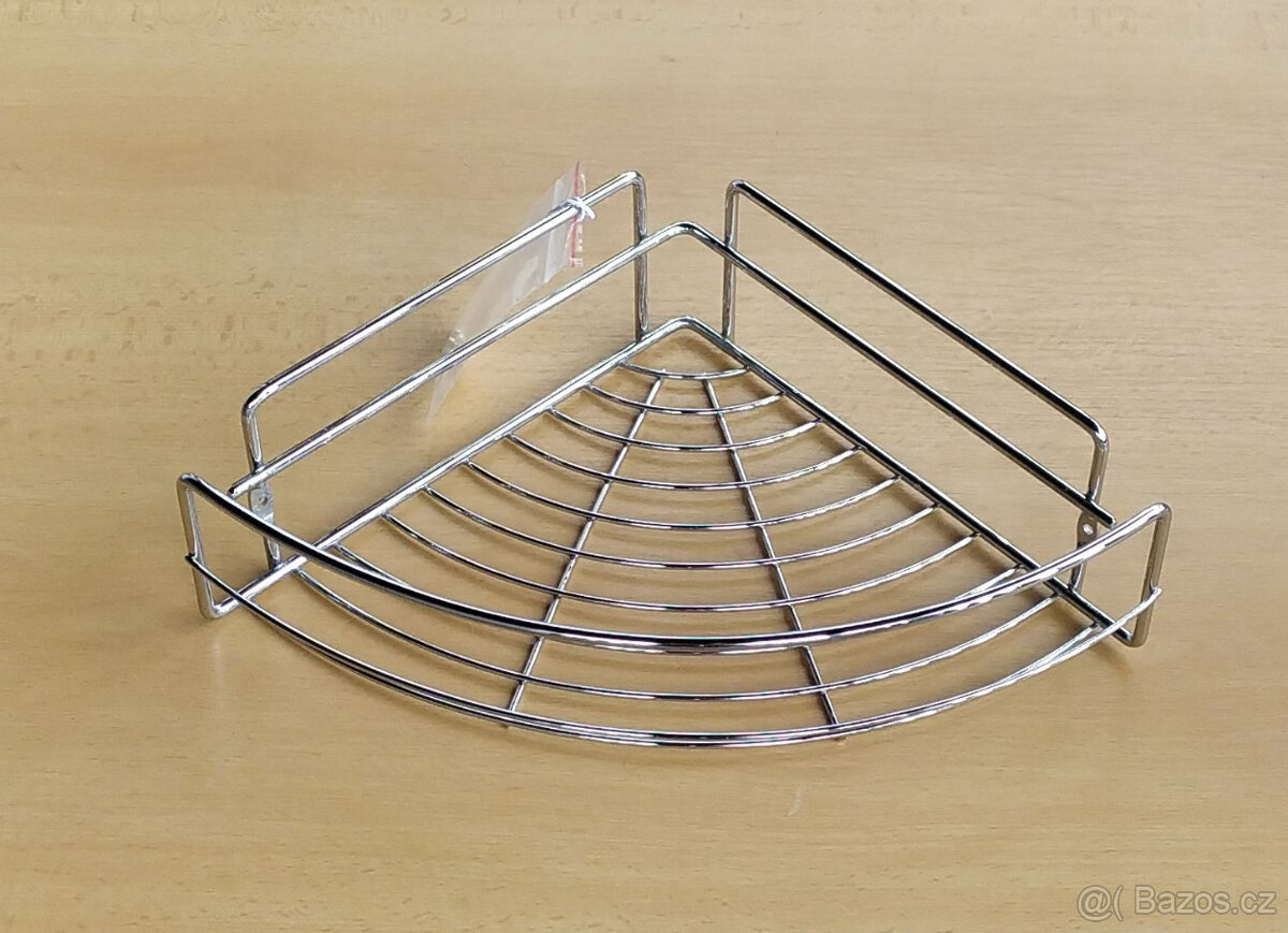 Rohová polička do koupelny