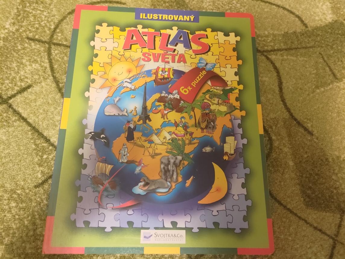 Ilustrovaný atlas světa Puzzle