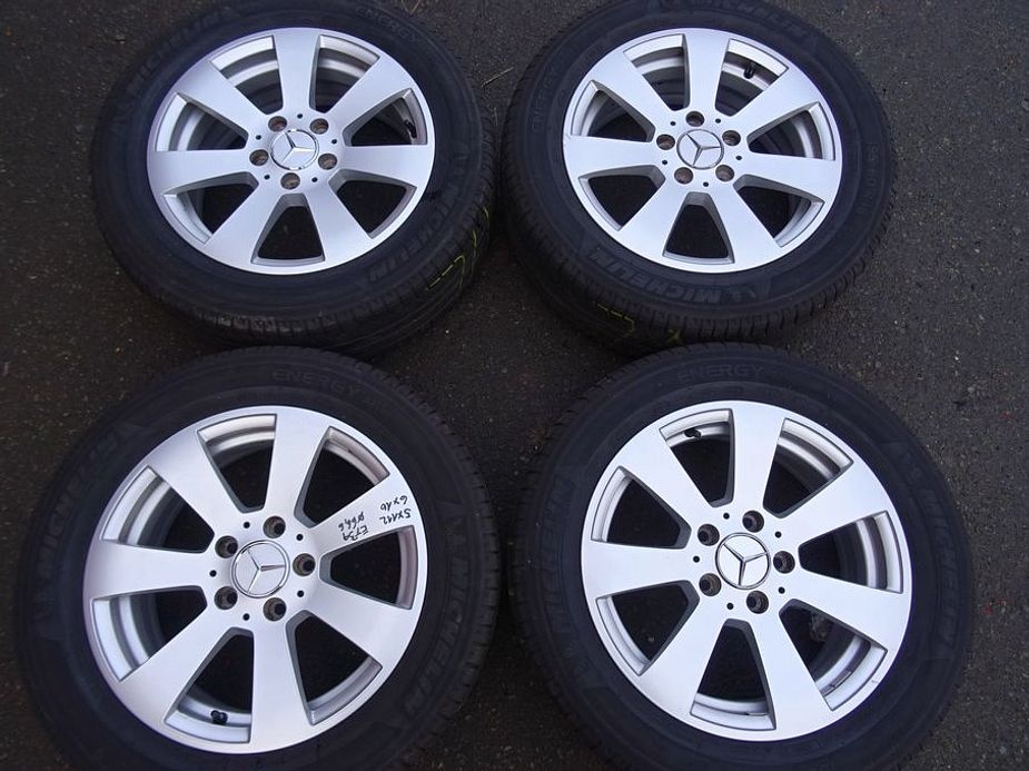 Alu disky Mercedes C204,16", 5x112, ET 39,šíře 6J,letní sad