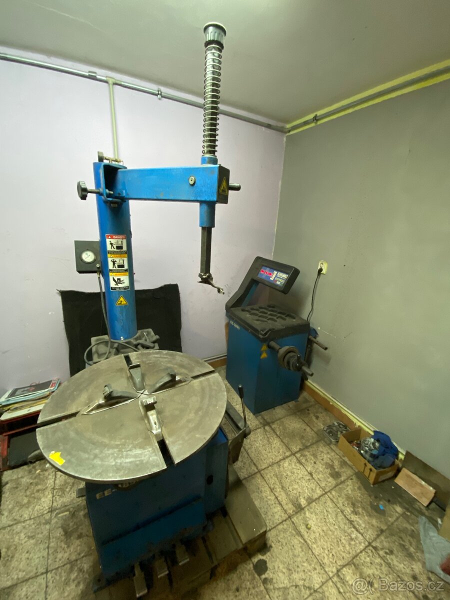 Zouvačka pneu Univer NHT 860A Vyvažovačka NHT 268