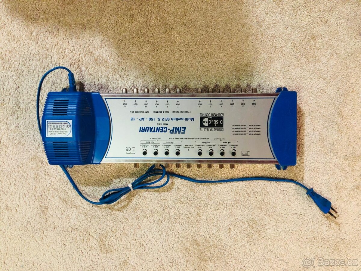 EMP-Centauri multiswitch 9/12 – profi satelitní rozvod