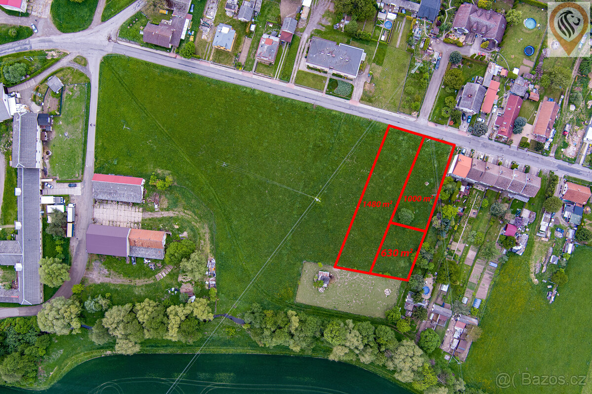 Prodej souboru tří pozemku pro bydlení, 3110 m2, Jičín - dol