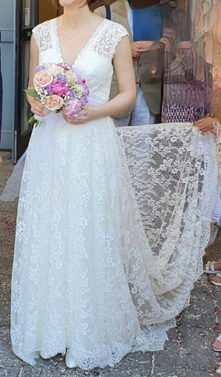 Svatební šaty Pronovias č. EU 38